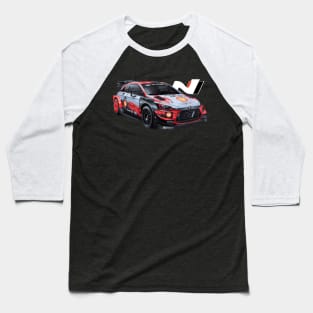 Ott Tänak Hyundai i20 N Rally2 car Baseball T-Shirt